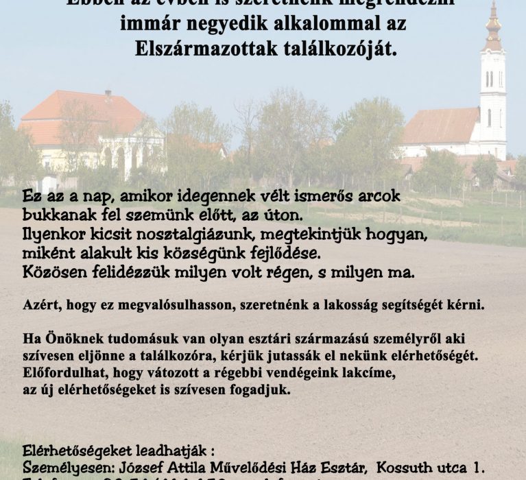 Elszármazottak találkozója