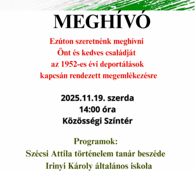 1952-es évi Deportáltak napja
